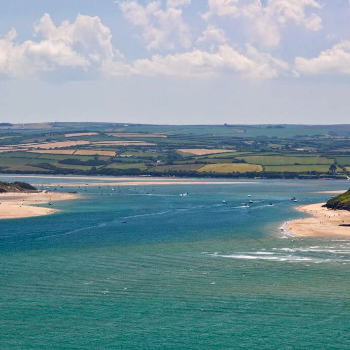 The River Camel estuary in Cornwall